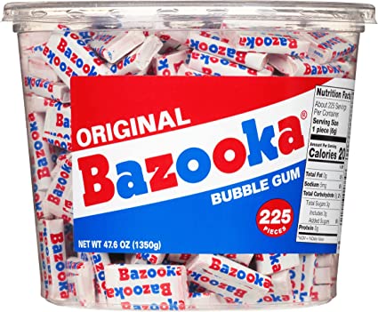 Bazooka Bubble Gum unité